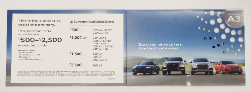 audi direct mailer