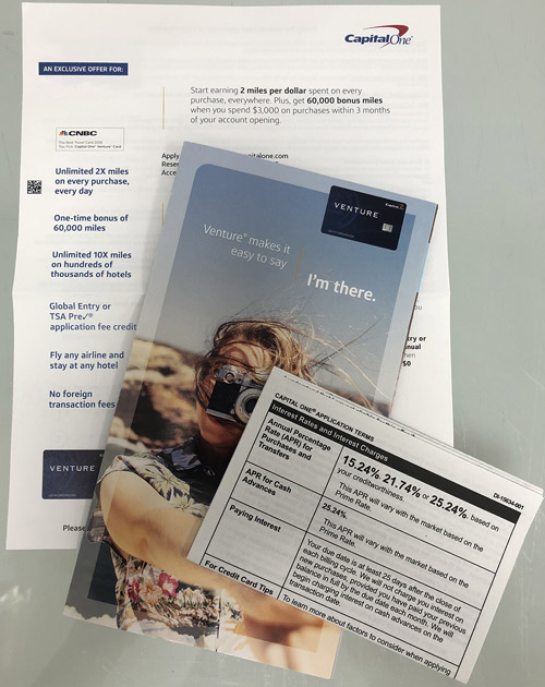 capital one direct mailer