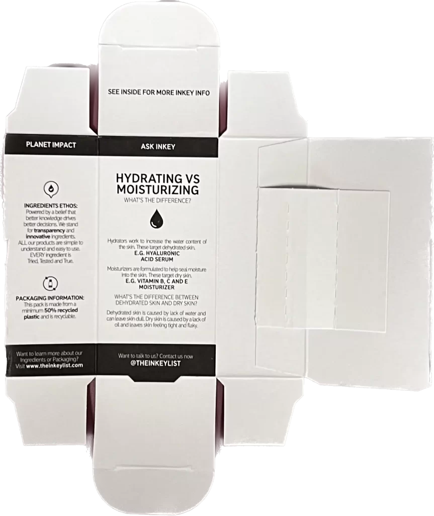 inkey list package design