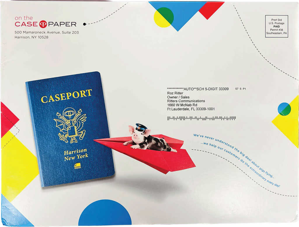 case paper direct mail campaign